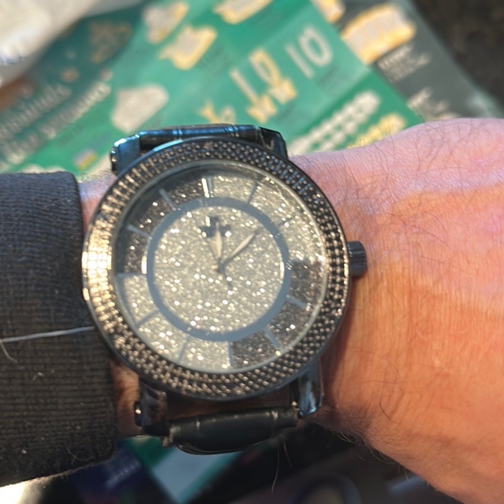 Custom diamond watch